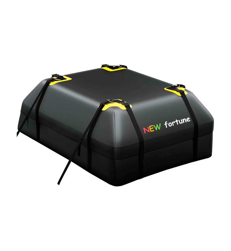 FO-12 15 kuutiojalka 500D PVC ulkona kestävä vedenpitävä auton katolla oleva tavaralaukku