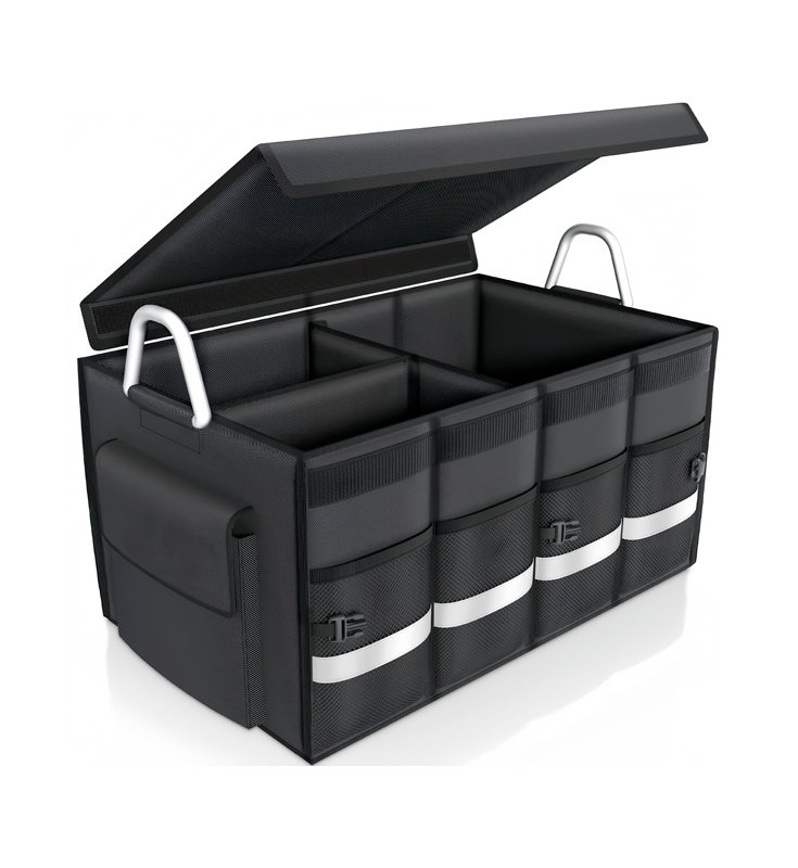 H-05 kokoontaittuva kestävä moniosastoinen tavaratilan säilytyspussi