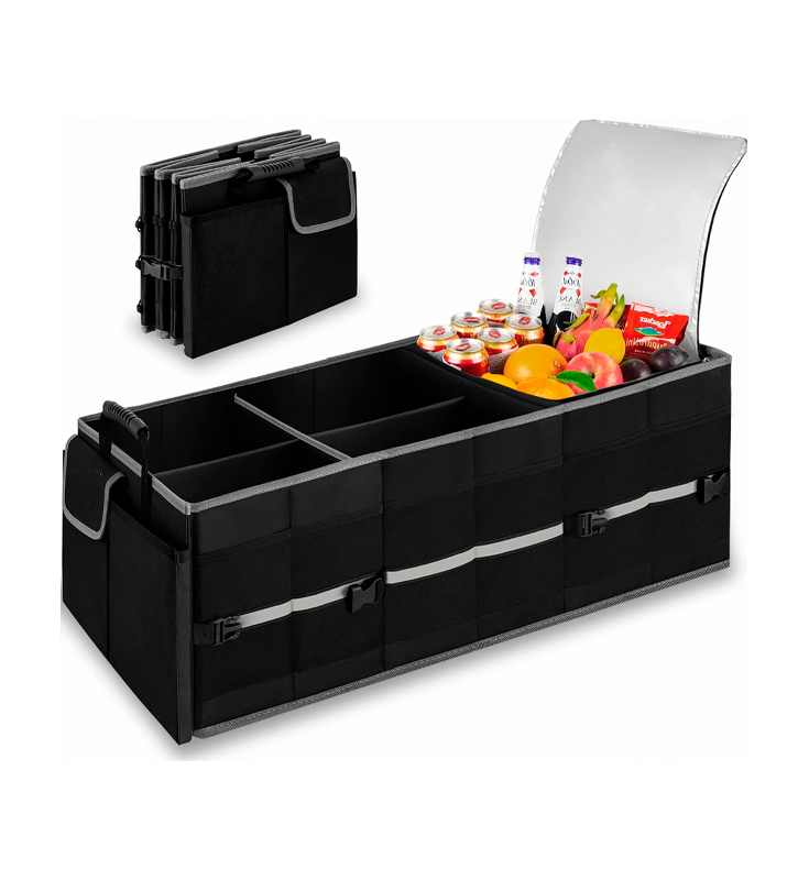 H-07 kokoontaittuva yleinen tavaratilan säilytyslaukku eristetyllä kylmälaukulla