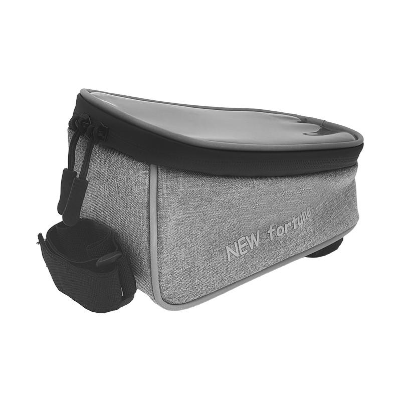 BI-07 Helposti asennettava harmaa pyörän vedenpitävä säilytyspussi